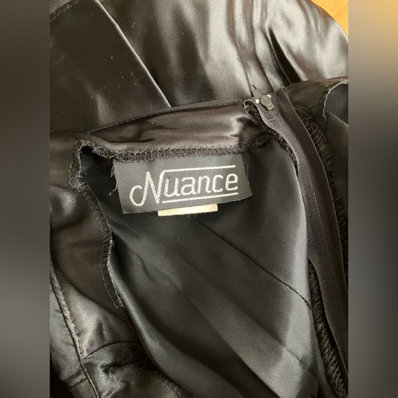 Vintage 80s party dress, puff sleeve - Picture 6 of 8